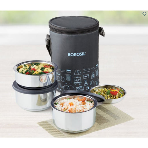 3 Container Carry Fresh SS Insulated Lunch Box - CFDWSET3NL15