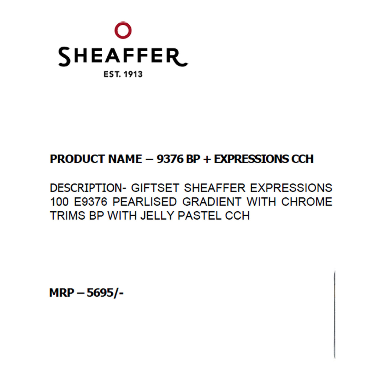 Sheaffer - 9376 Ball Pen + Expressions Card Holder