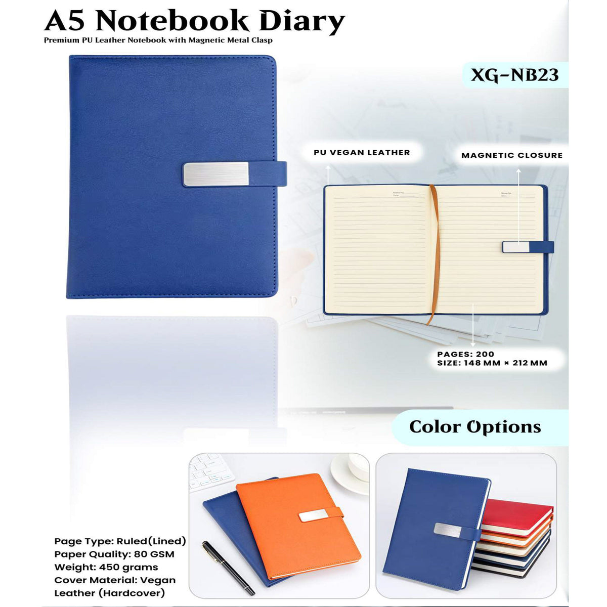 A5 Notebook Diary - XG - NB23