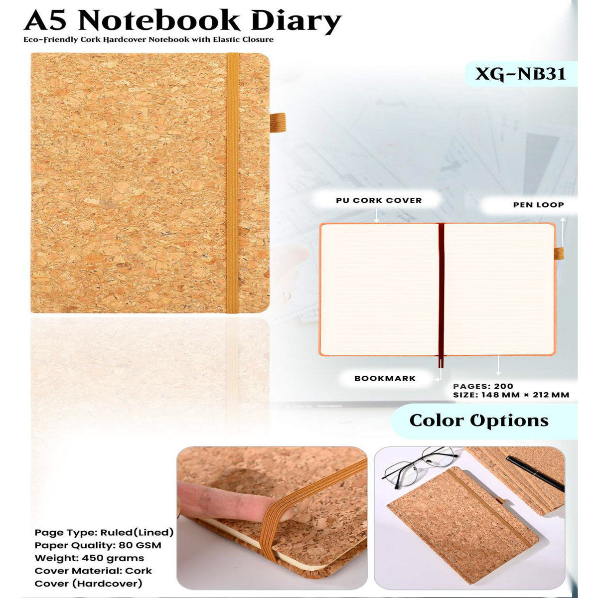 A5 Notebook Diary - XG - NB31