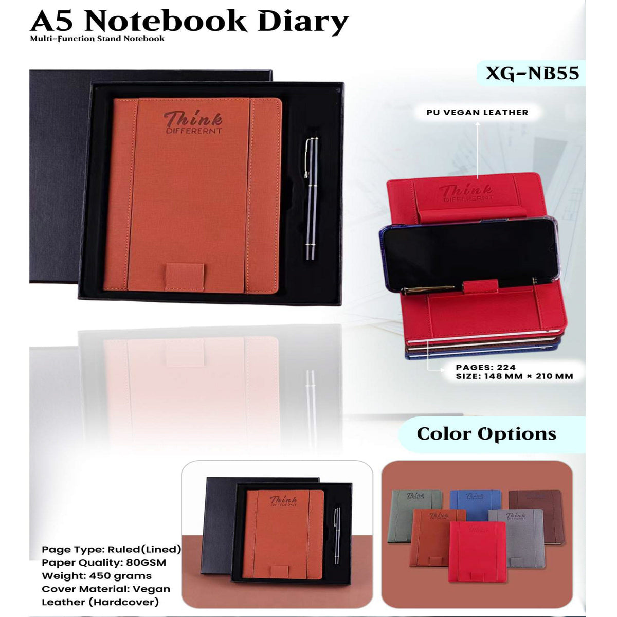 A5 Notebook Diary - XG - NB55