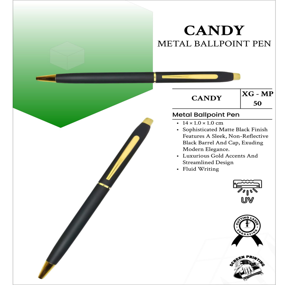 Candy Metal Ballpoint Pen - XG - MP50