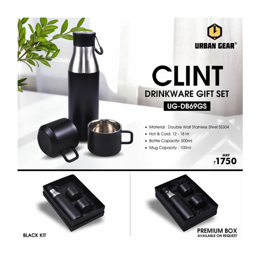 URBAN GEAR - Stainless Steel Hot n Cold Bottle (500ml) - UG-DB69