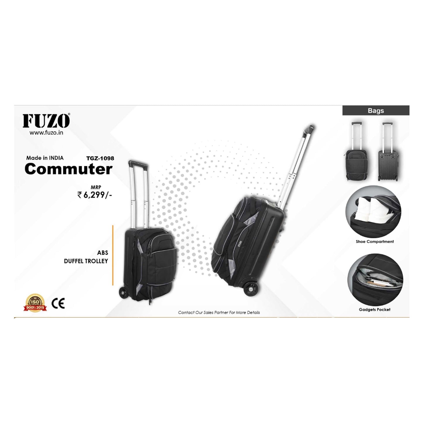 FUZO - COMMUTER TGZ-1098 - TRAVEL BAG
