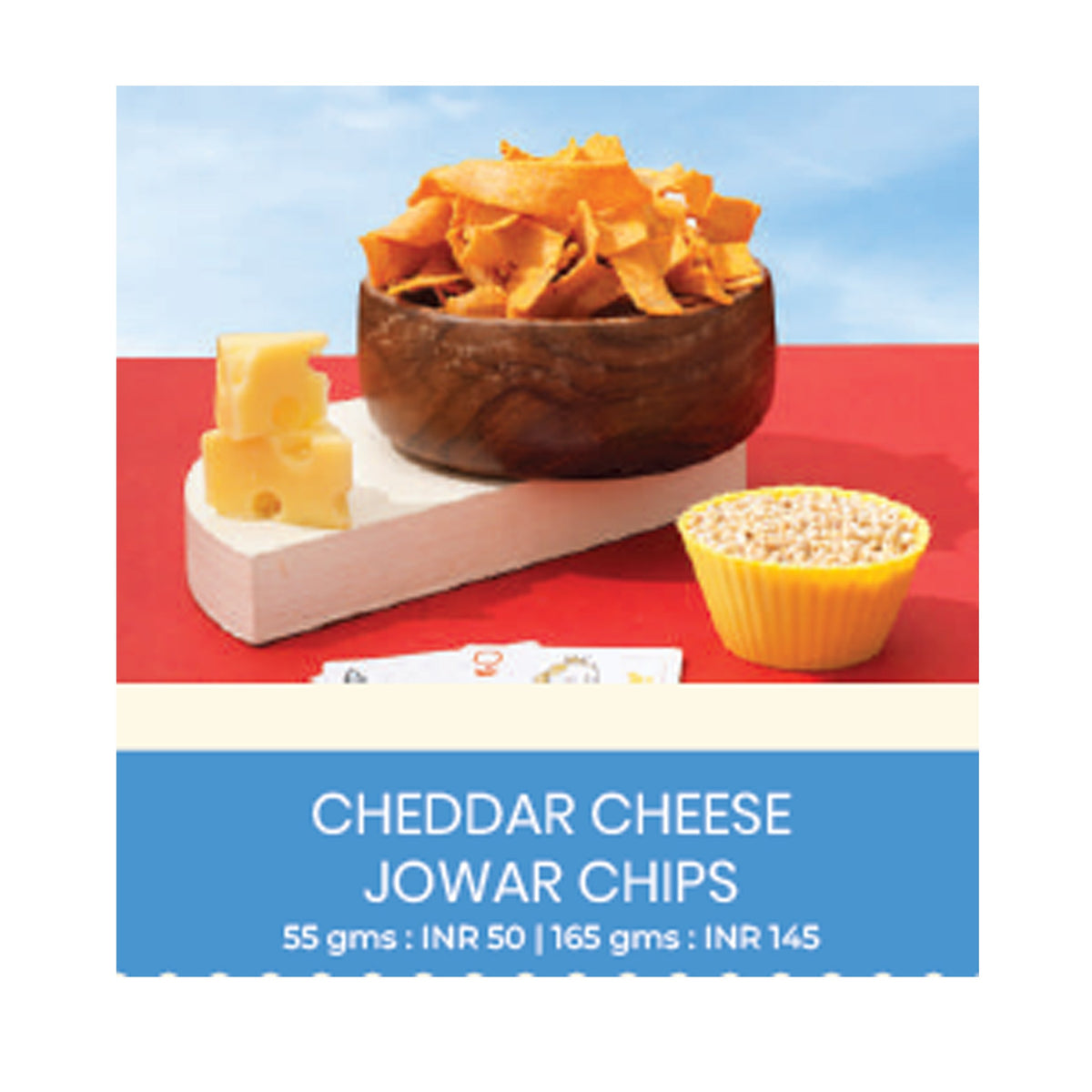 Snackible - Cheddar Cheese Jowar Chips