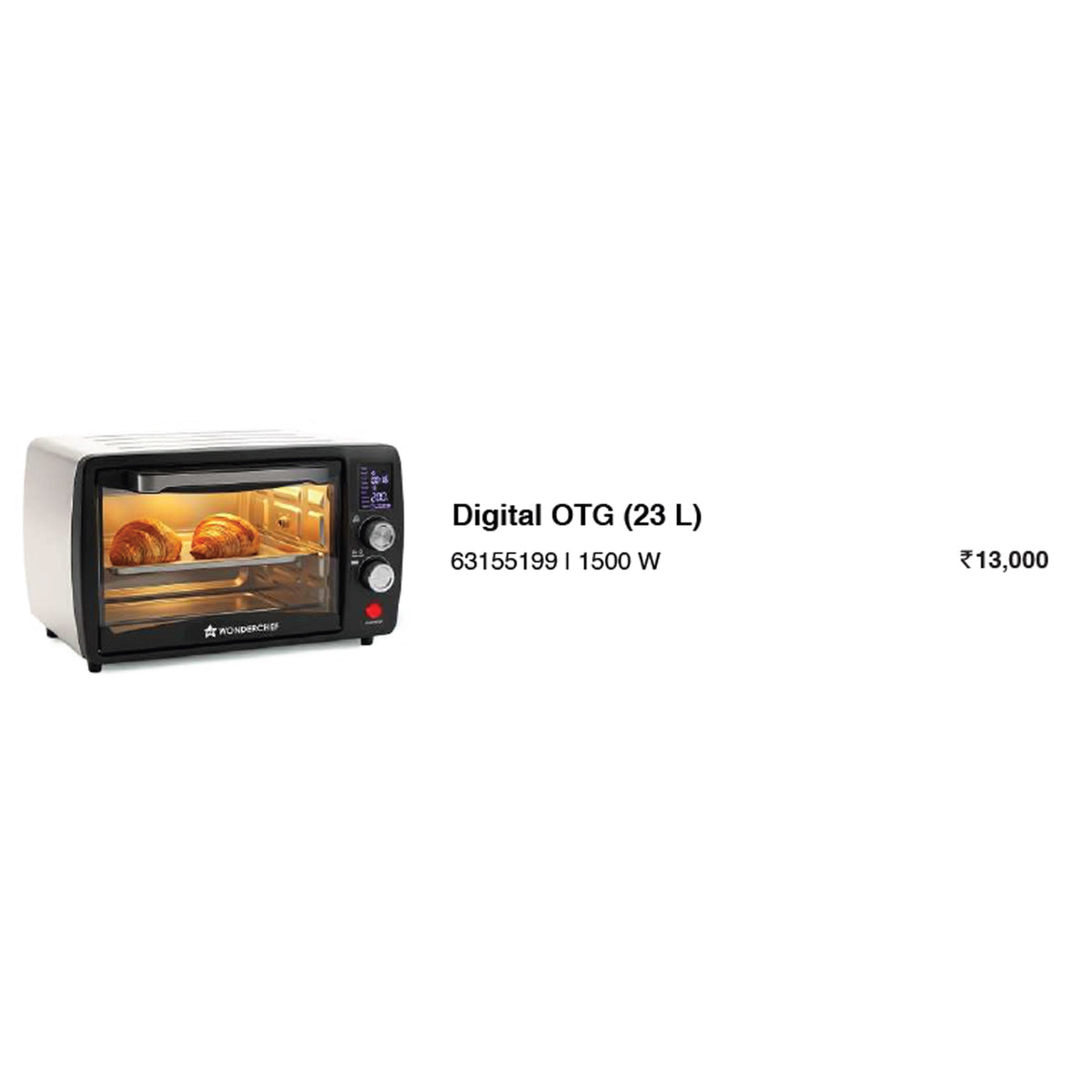 Wonder Chef - Digital OTG (23 L)