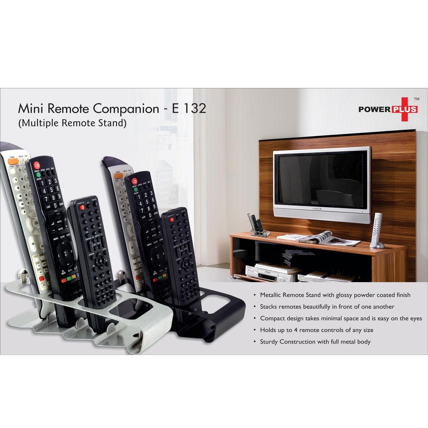 Mini Remote Stand (Holds upto 4 remotes) - E 132