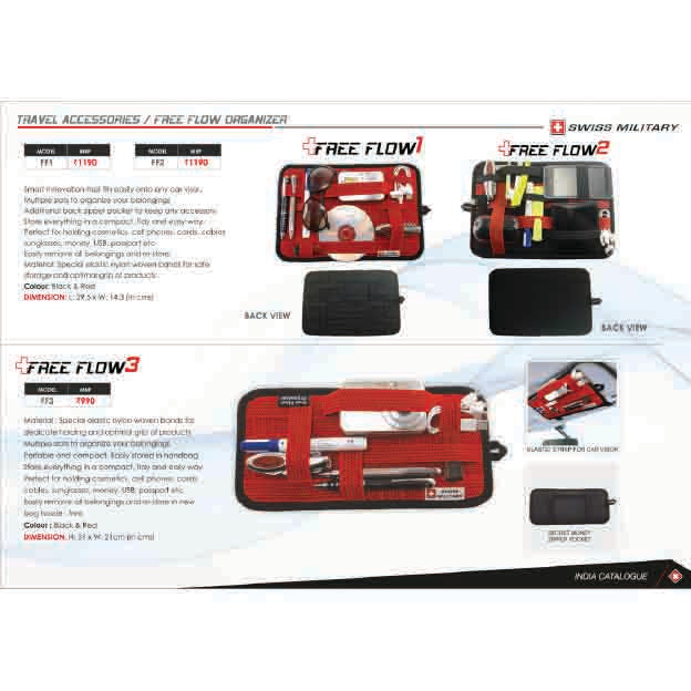 SWISS MILITARY - TRAVEL ACCESSORIES - FF1 & FF2