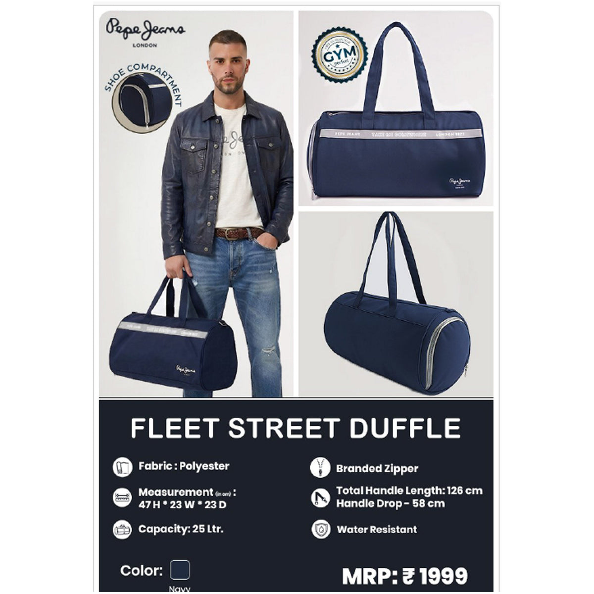 Pepe Jeans - Fleet Street Duffle Bag