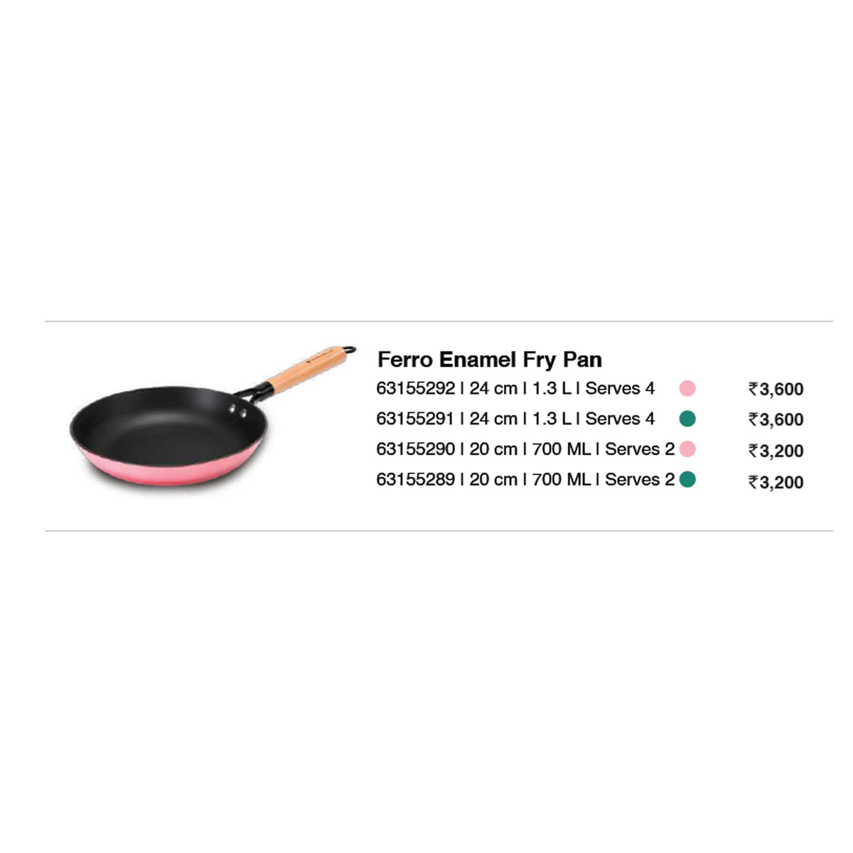 Wonder Chef - Ferro Enamel Fry Pan