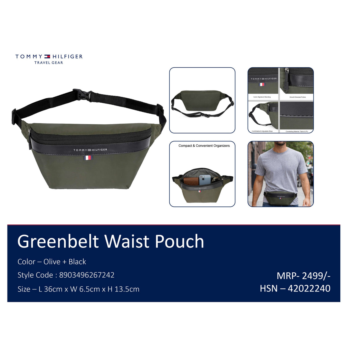 Tommy Hilfiger - Greenbelt Waist Pouch
