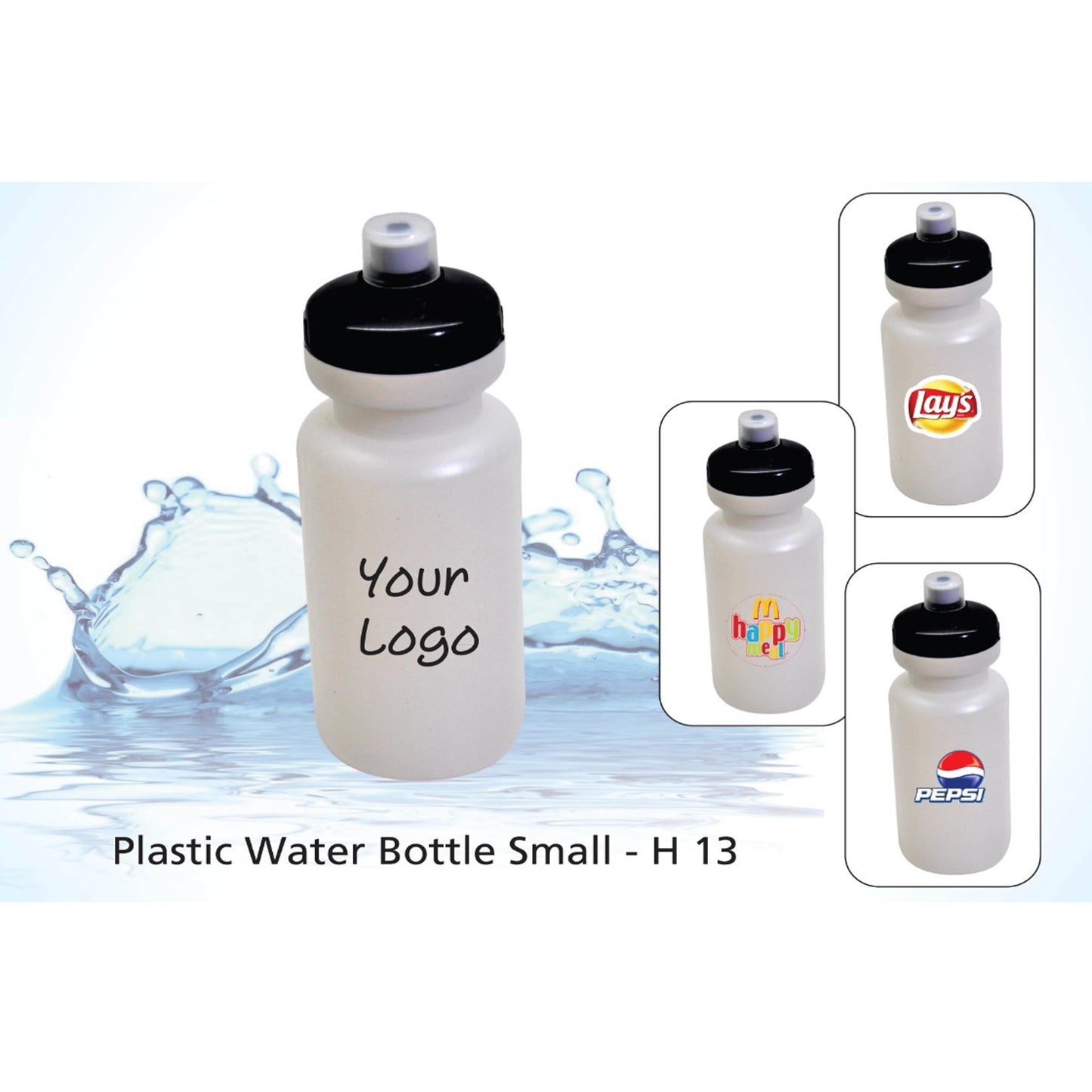Plastic Water Bottle Small - H13
