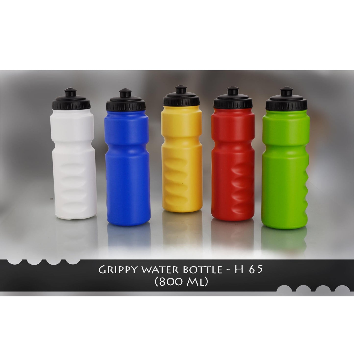 Grippy water bottle (800 ml)) - H 65