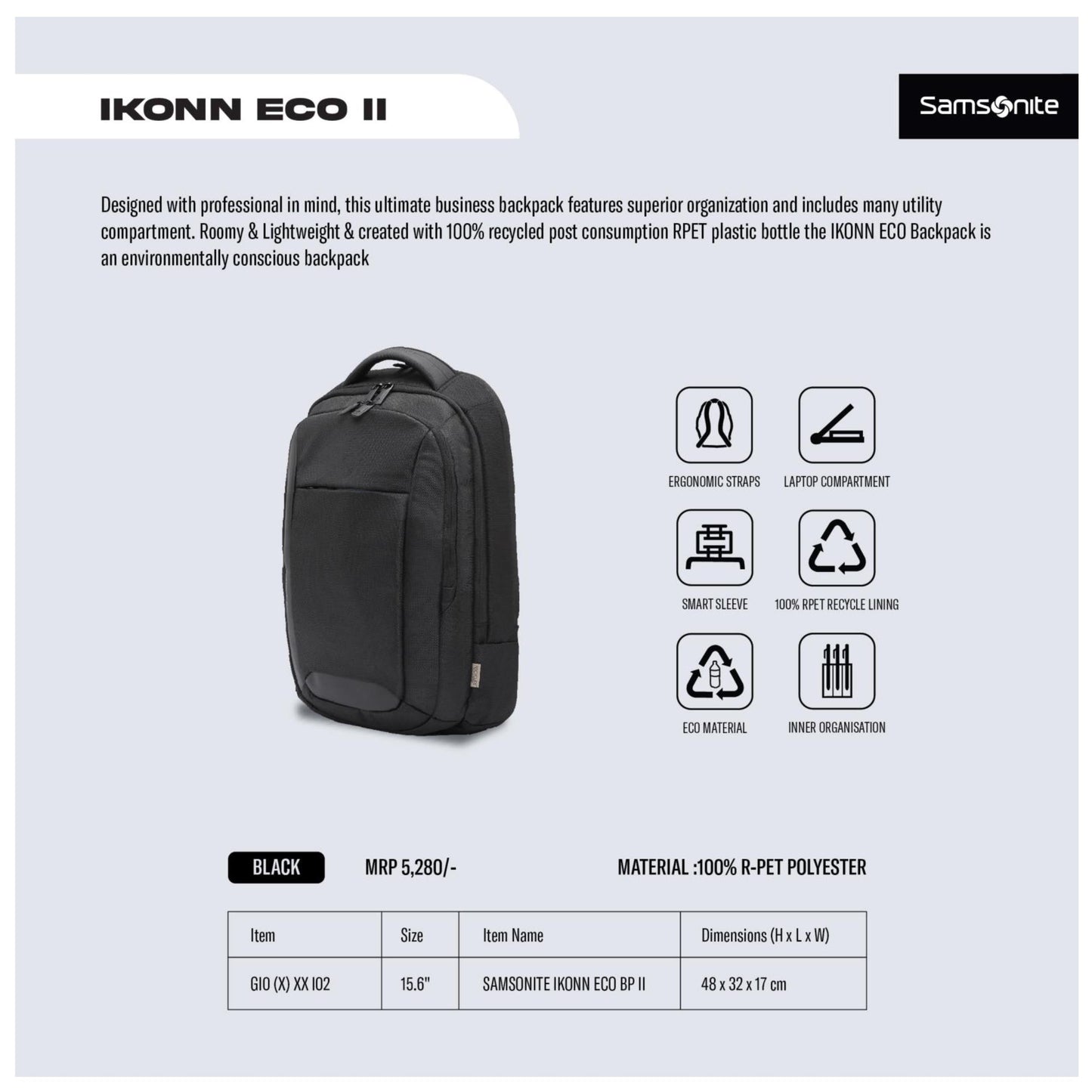 SAMSONITE - IKONN ECO II