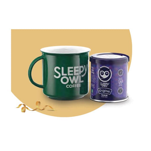 SLEEPY OWL COFFEE - Instant Coffee & Mug Bundle