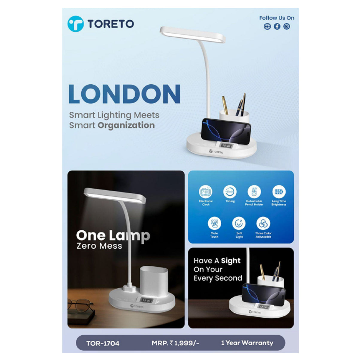 Toreto - London Table Lamp