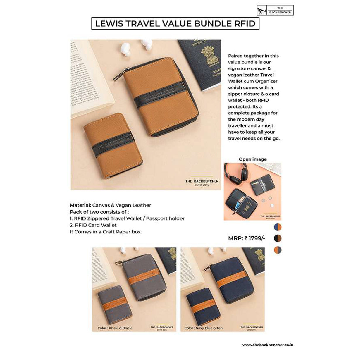The Back Bencher - Lewis Travel Value Bundle (RFID)