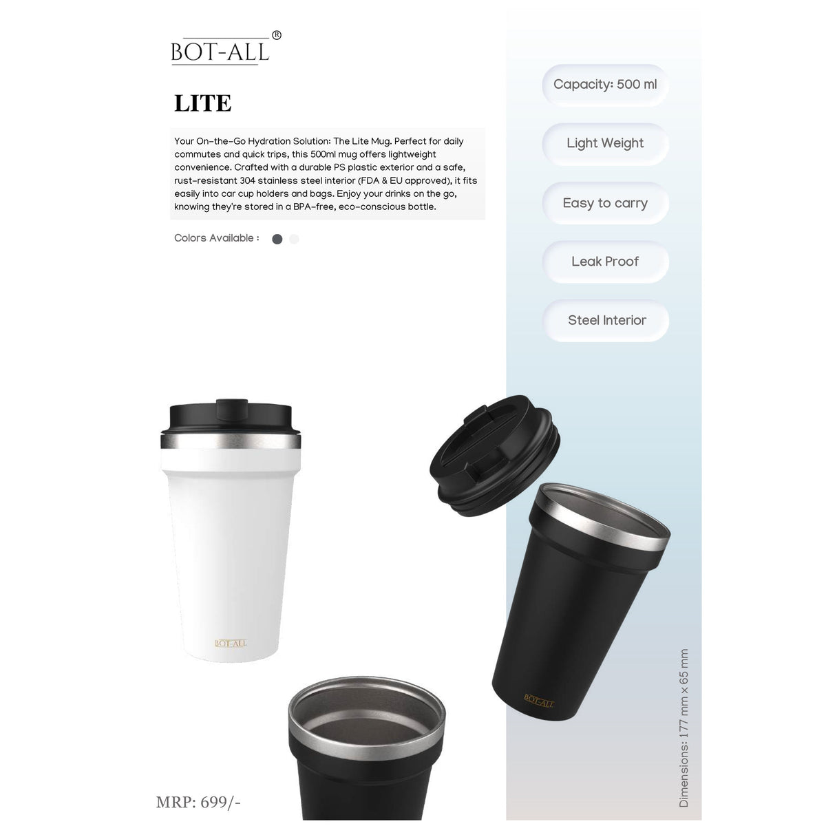 Bot-All - Lite Steel Mug