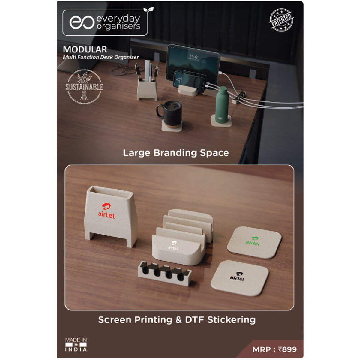 EO - Modular Desk Organiser (Sustainable)