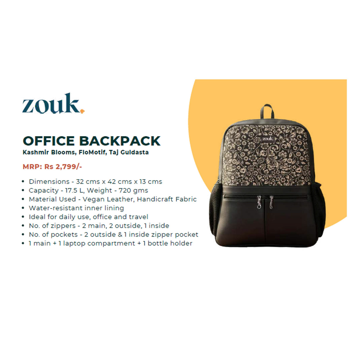 Zouk - Office Backpack