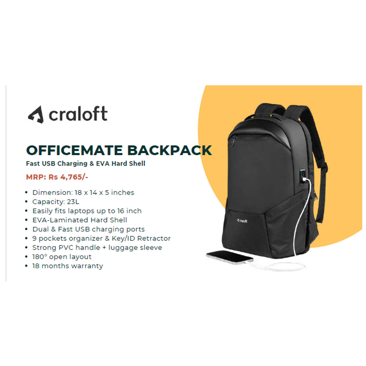 Craloft - Officemate Backpack
