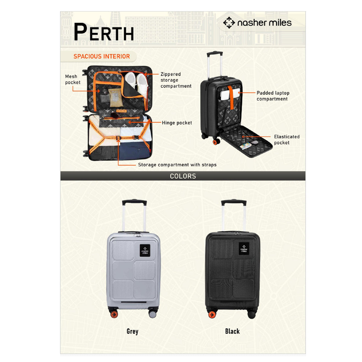 Nasher Miles - Perth Trolley Bag