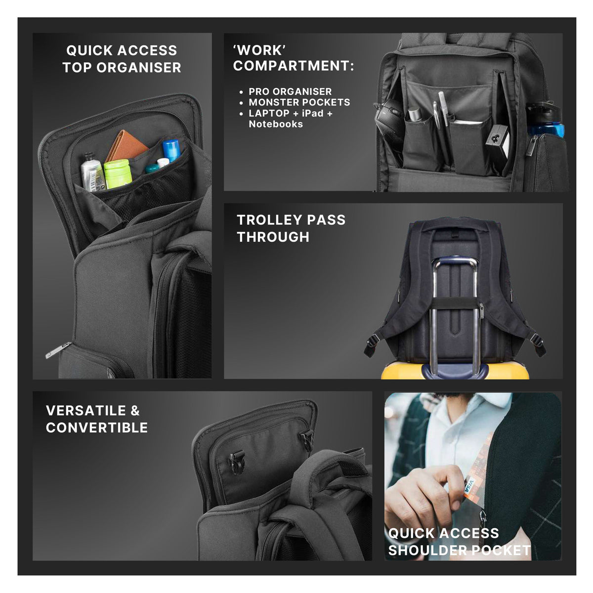 GODS - Phenom Laptop Backpack