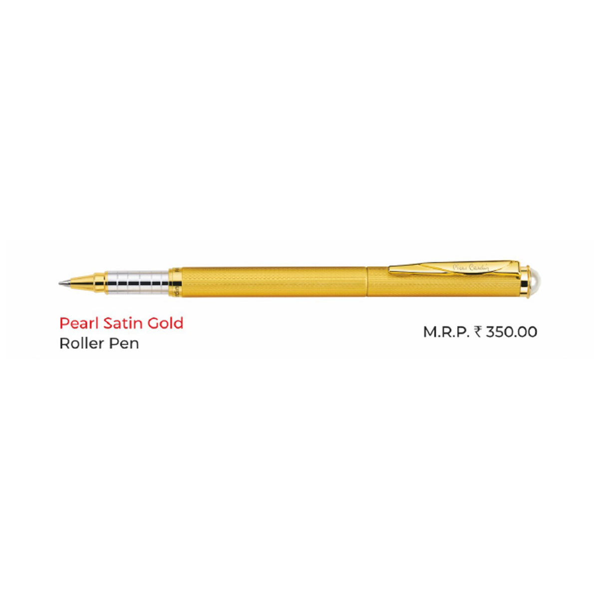 Pierre Cardin - Pearl Satin Gold Roller Pen