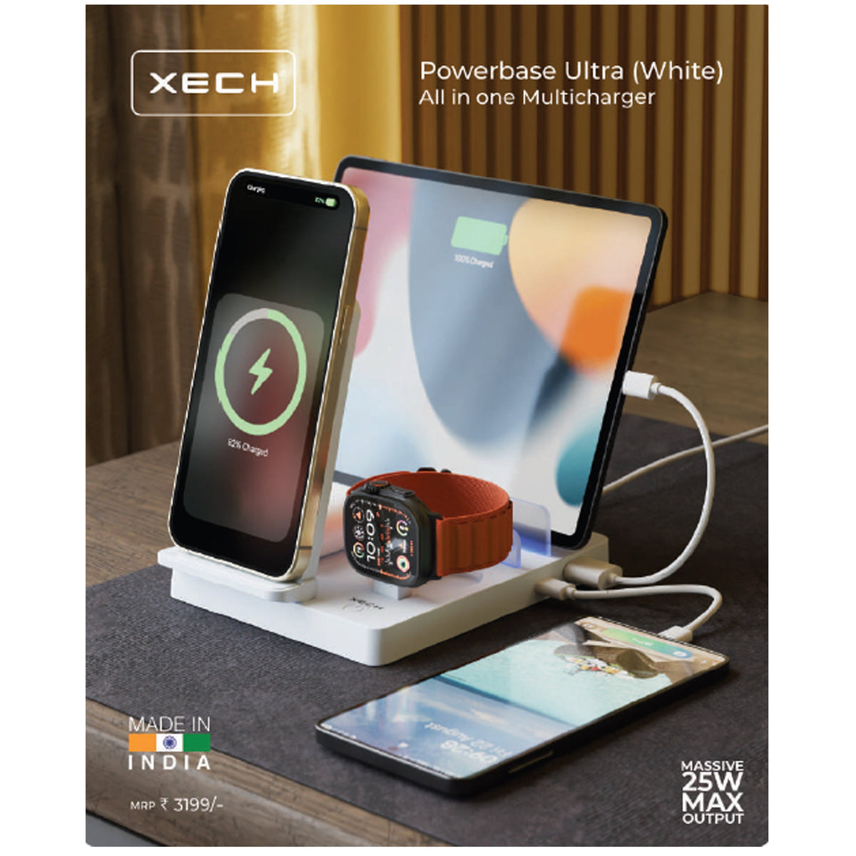 Xech - Powerbase Ultra (White)