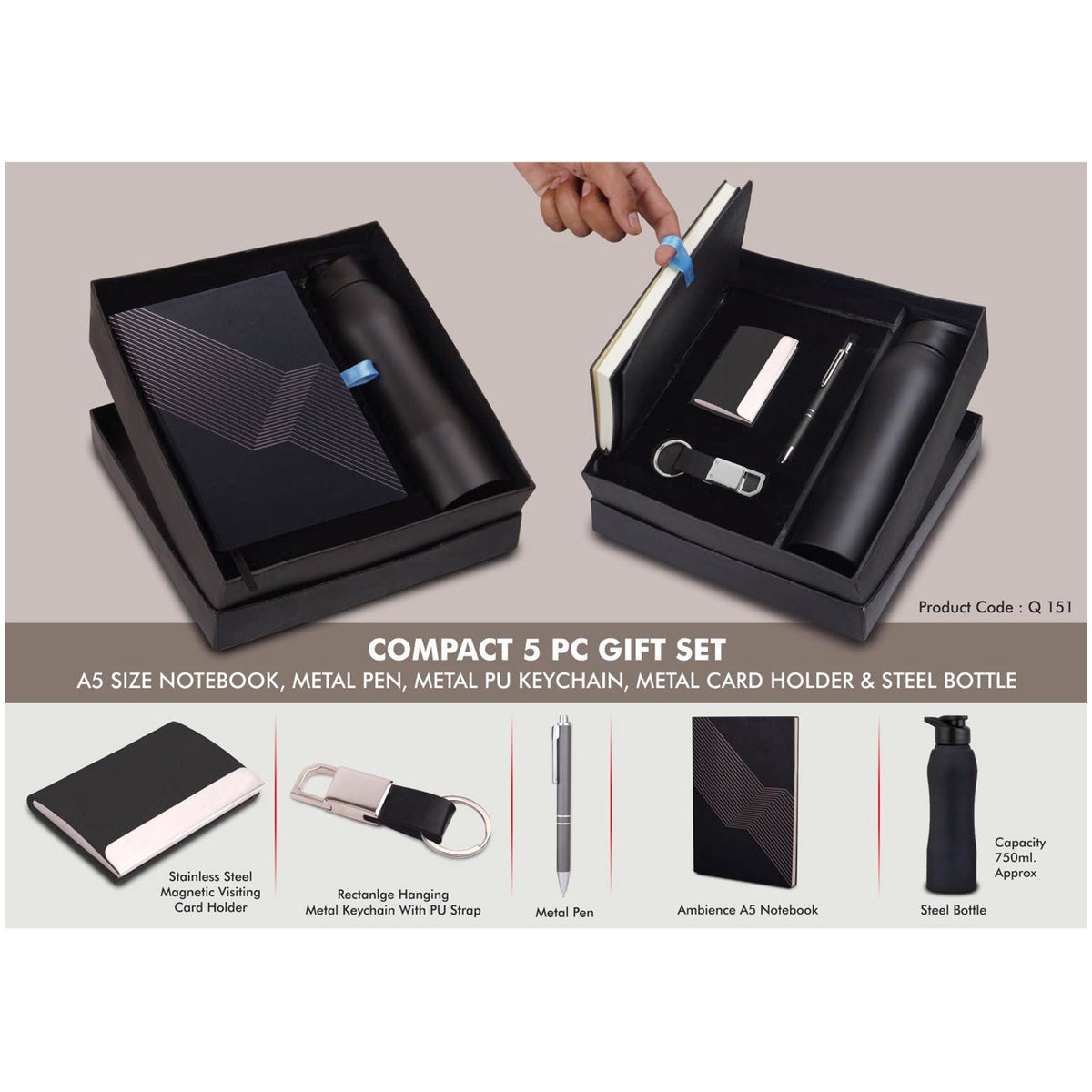 Power Plus - Compact 5 PC Gift Set - Q 151