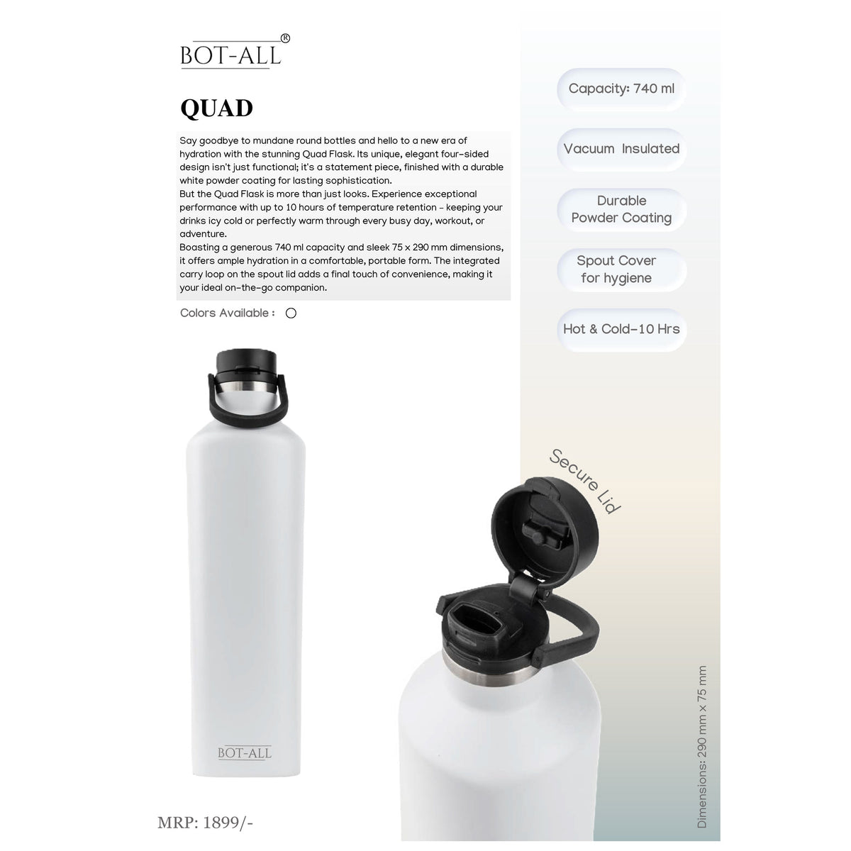 Bot-All - Quad Vacuum Bottle