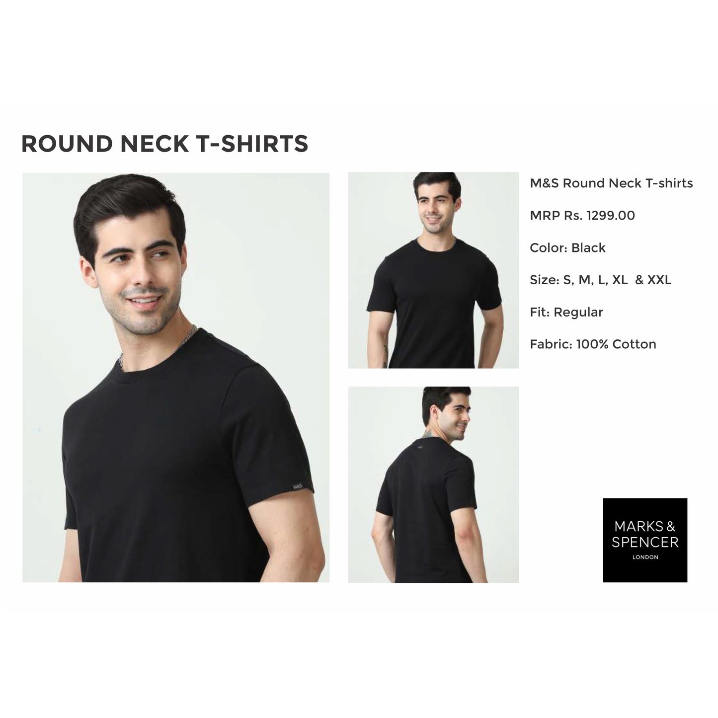 MARK & SPENCERS - ROUND NECK