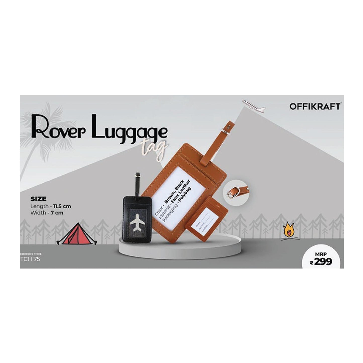 OFFIKRAFT - ROVER LUGGAGE TAG