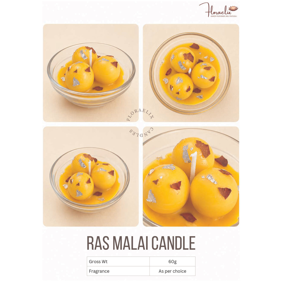 Floraelix - Ras Malai Candle