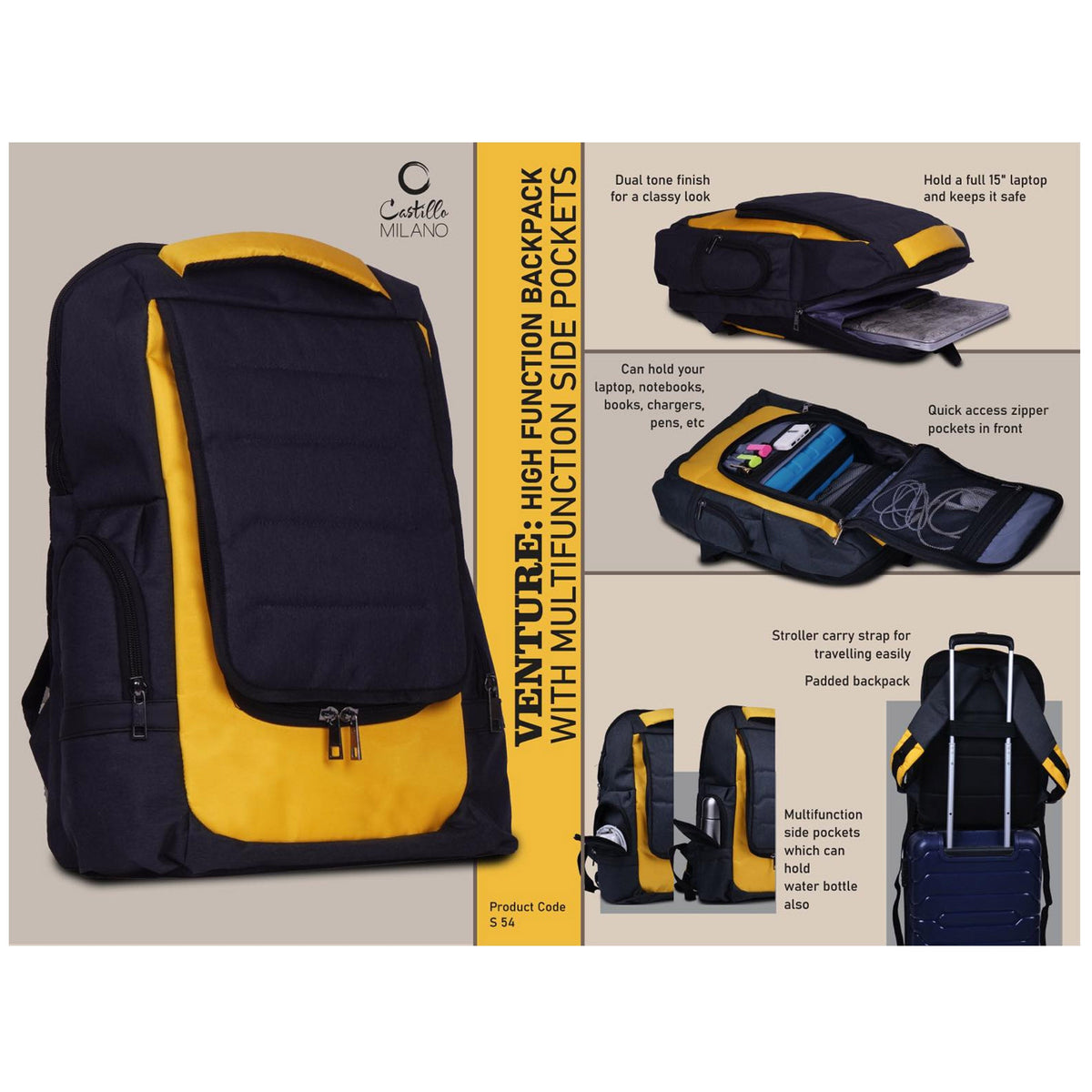 Power Plus - Venture: High Function Backpack - S 54
