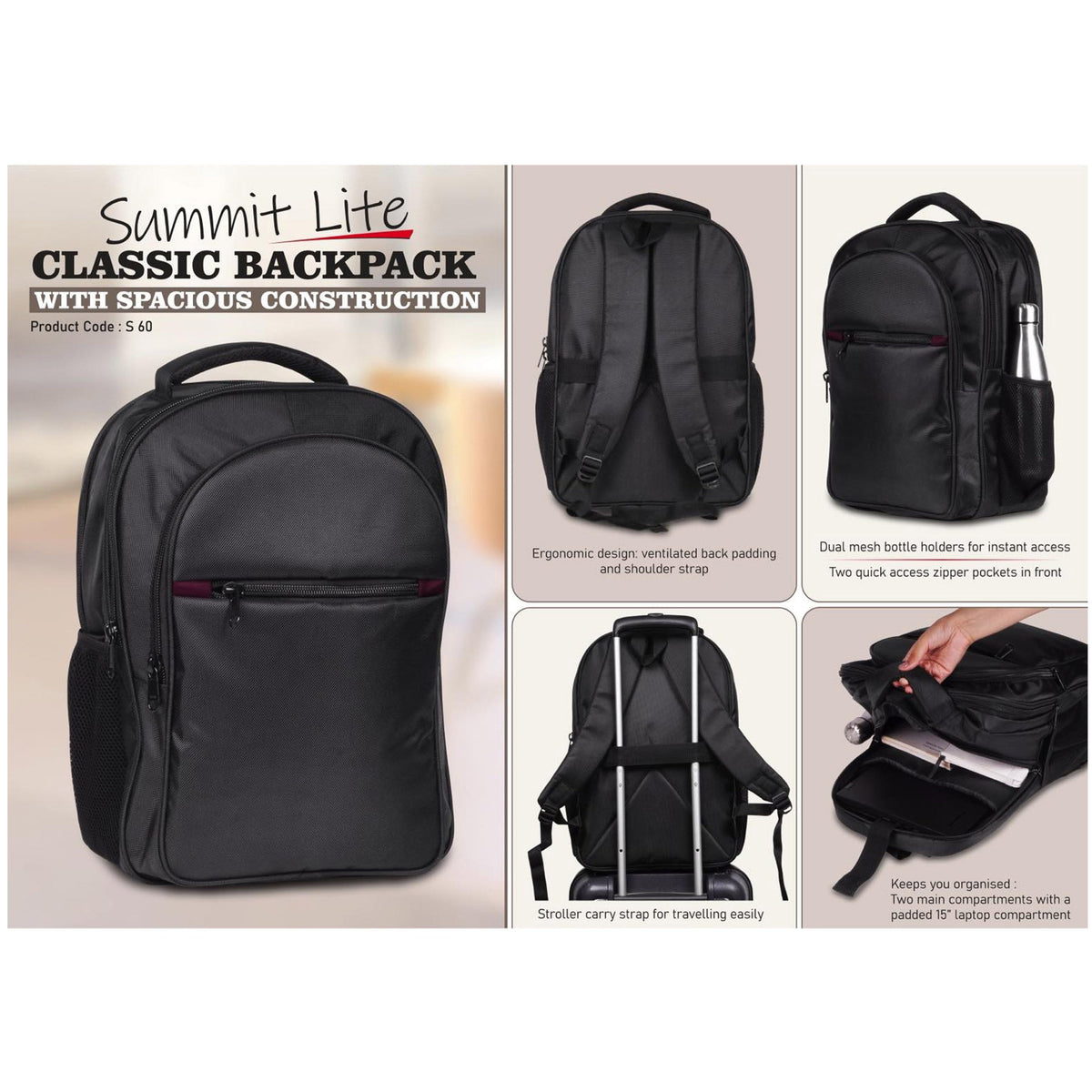 Power Plus - Summit Lite Classic Backpack - S 60