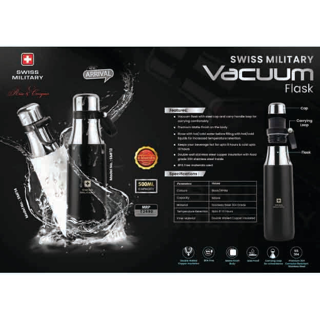 SWISS MILITARY - VACUUM FLASK - SMF13