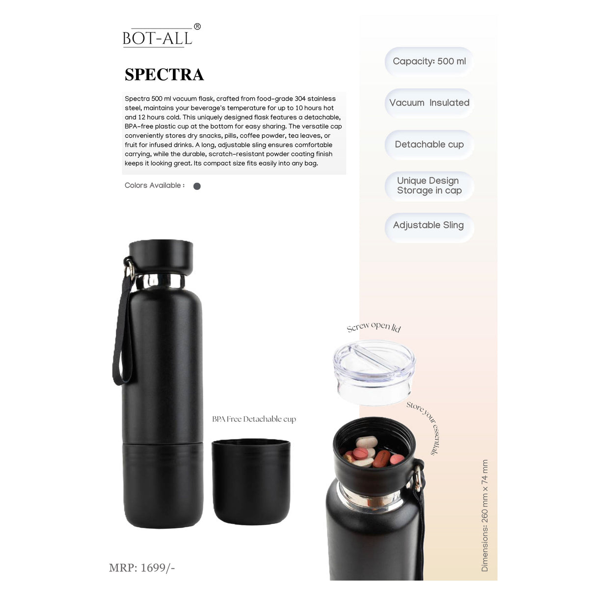 Bot-All - Spectra Vacuum Bottle