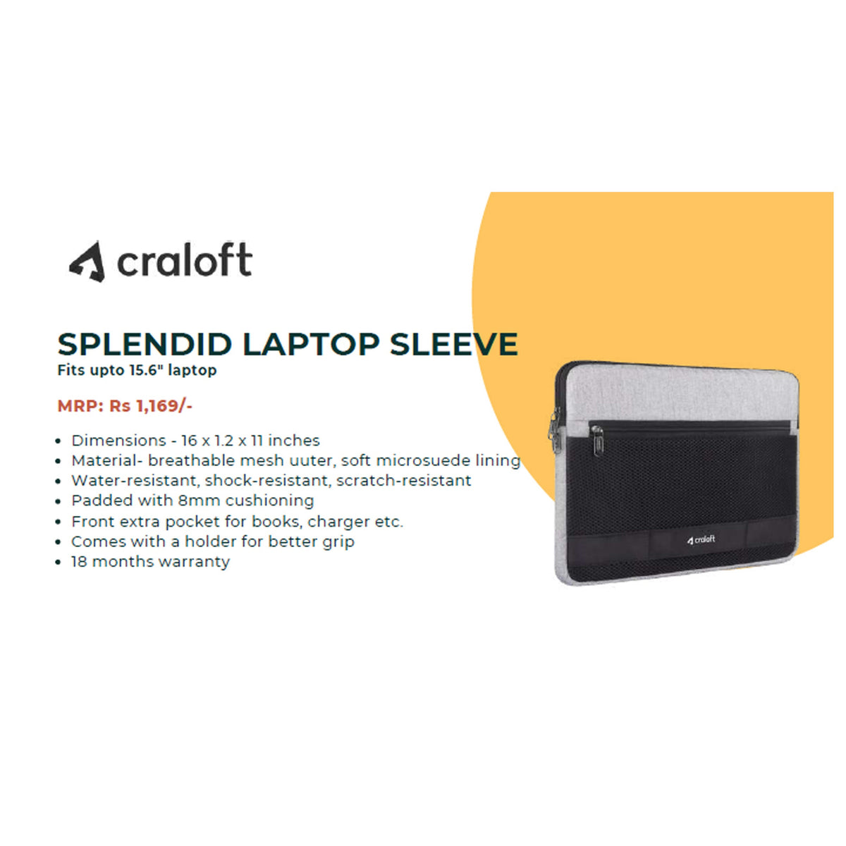 Craloft - Splendid Laptop Sleeve