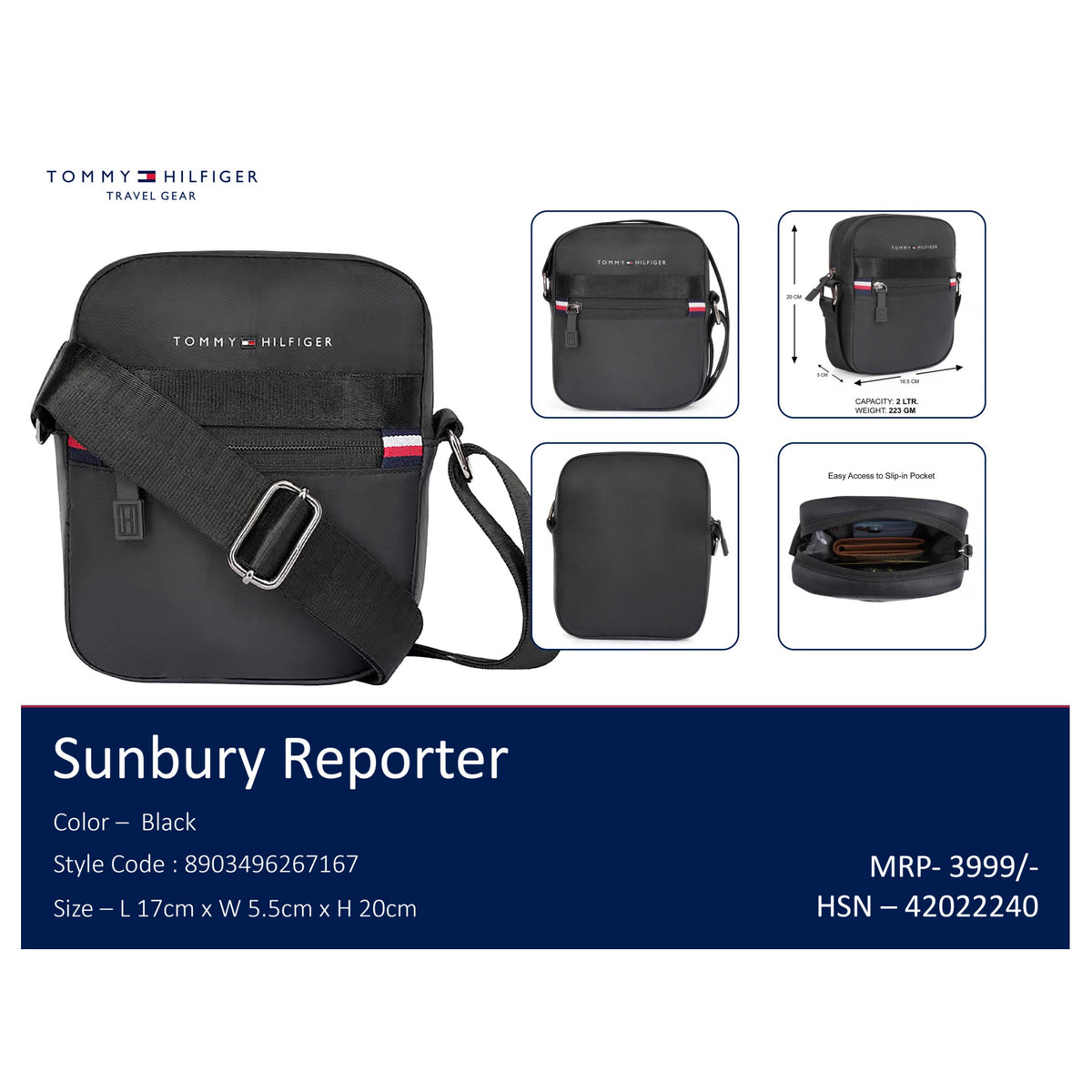 Tommy Hilfiger - Sunbury Reporter Bag