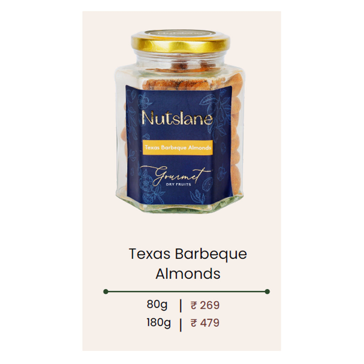 Nutslane - Texas Barbeque Almonds (Jar)