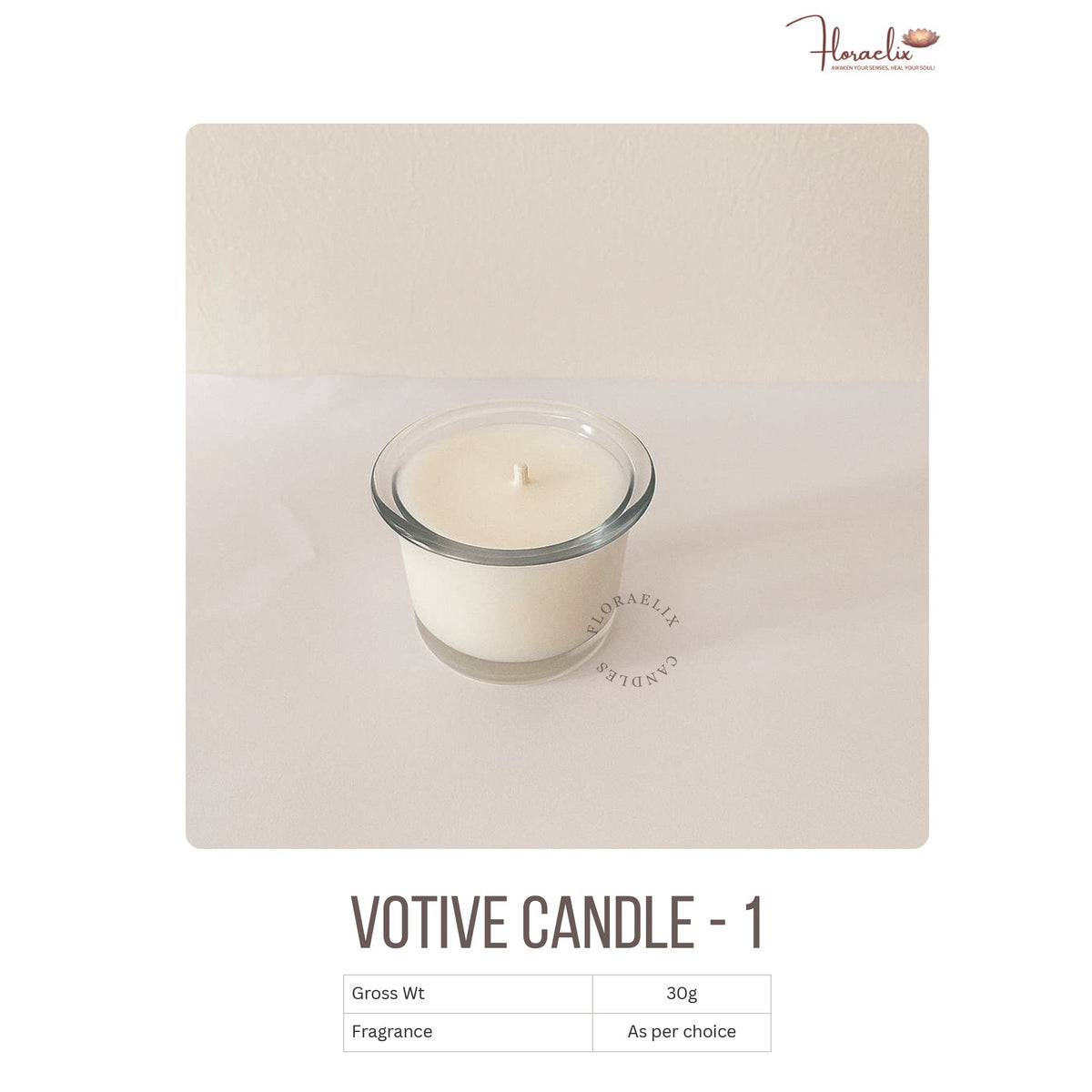 Floraelix - Votive Candle 1