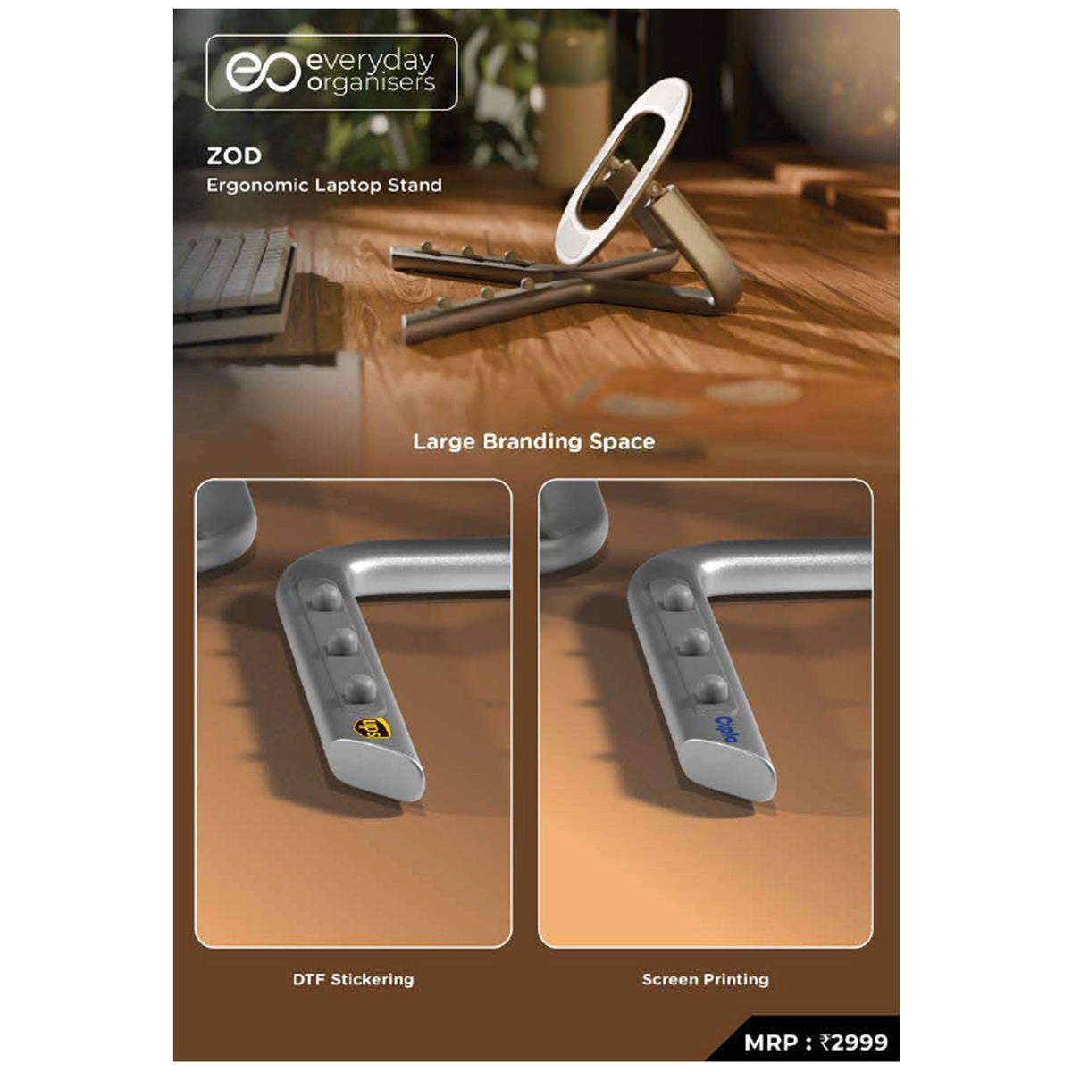 EO - ZOD Ergonomic Laptop Stand