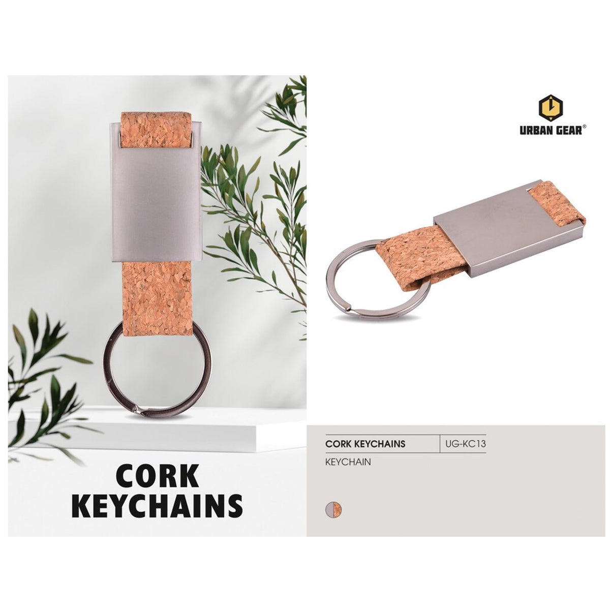 Urban Gear - Cork Keychain UG-KC13