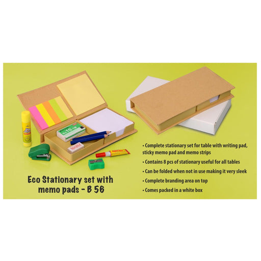 Eco Stationary Set with Memo Pads - B 56