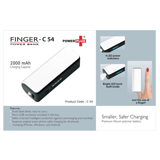 Finger Power Bank 2000 MAh - C 54
