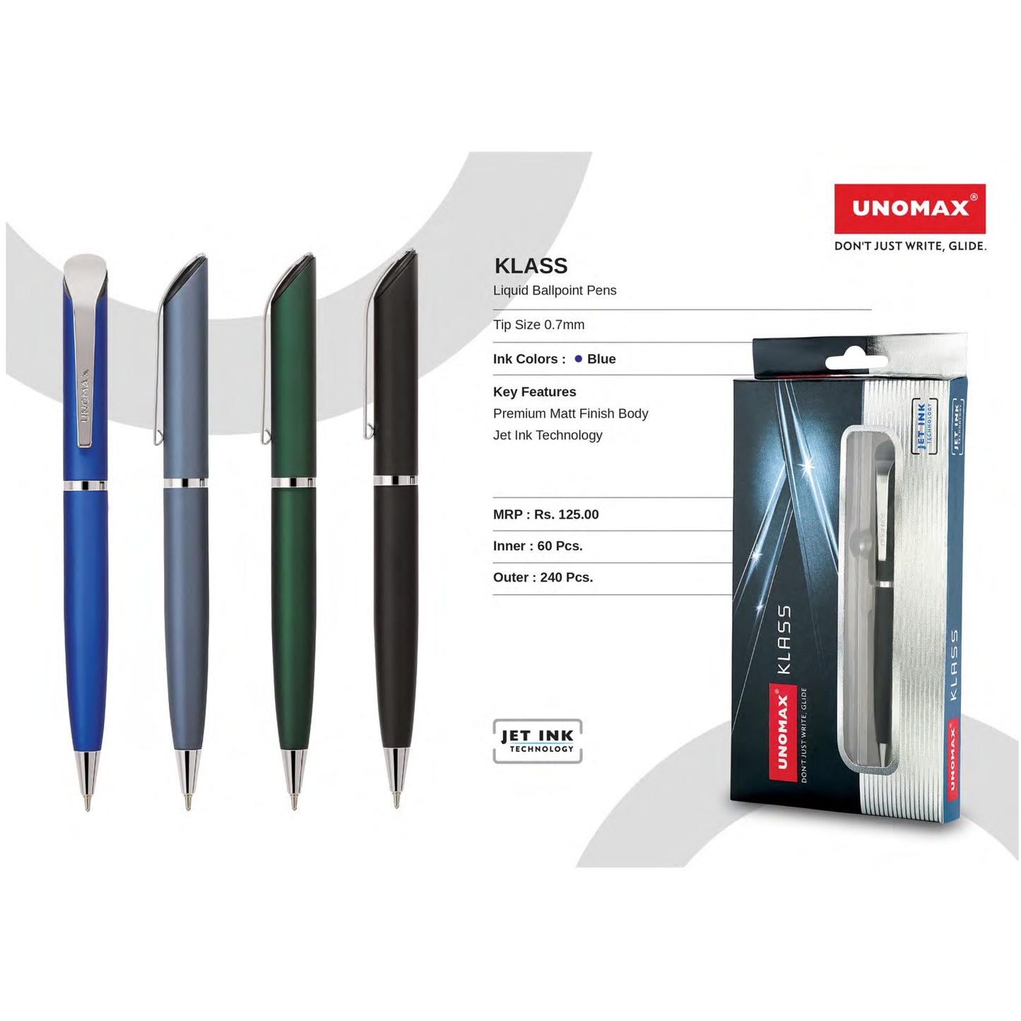 Unomax Klass Liquid Ball Pens