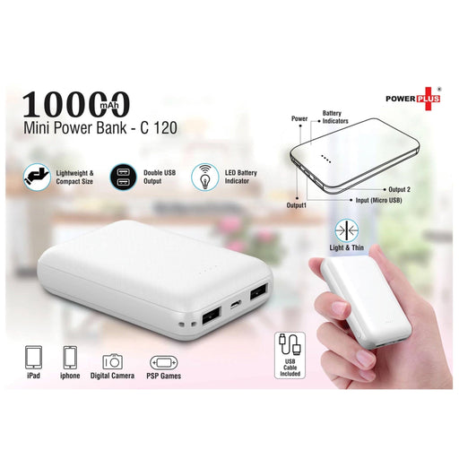Mini Power Bank 10,000 MAh - C 120