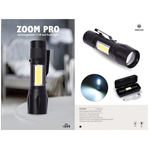 Rechargeable COB Led Flash Light - UG-GL12