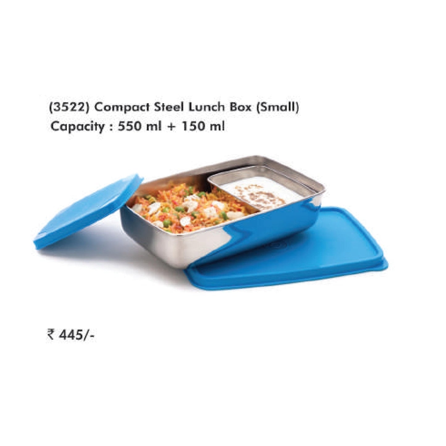 Signora Ware Compact Steel Lunch Box (Small) - 3522